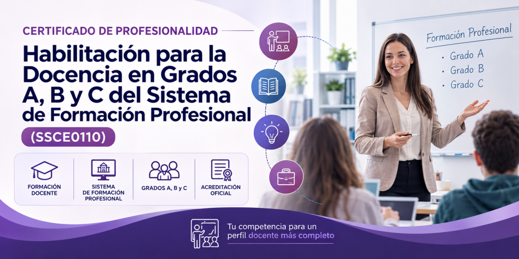 Docencia de la formación profesional para el empleo
